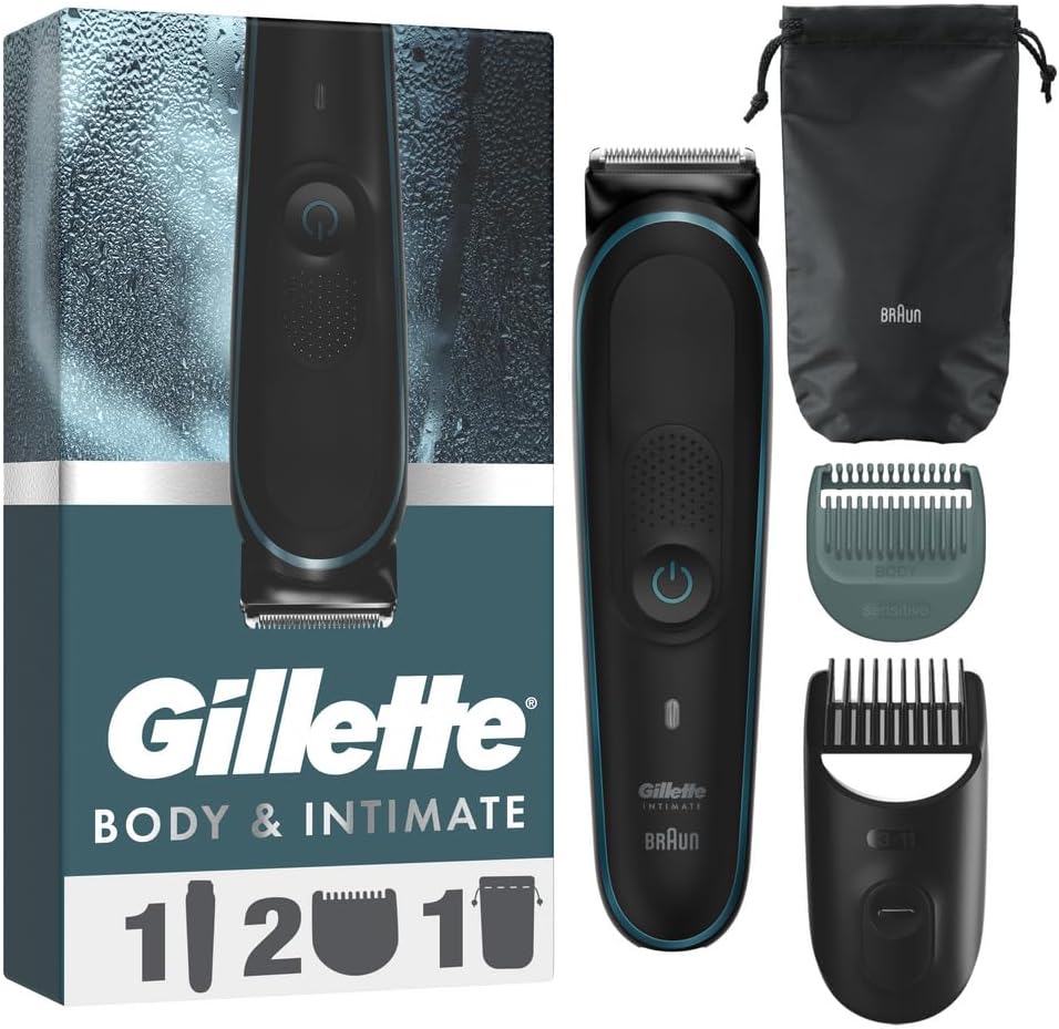 Gillette Intimate Mens Hair Trimmer Series i5 - 1+2+1