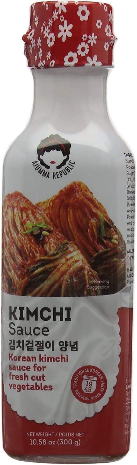 Ajumma Republic Kimchi Sauce for Fresh Cut Vegetables 300g | Korean Seasoning