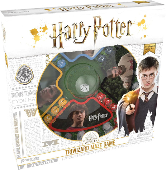 Goliath Games Harry Potter Tri-Wizard Maze | Pop 'n Race Family Game