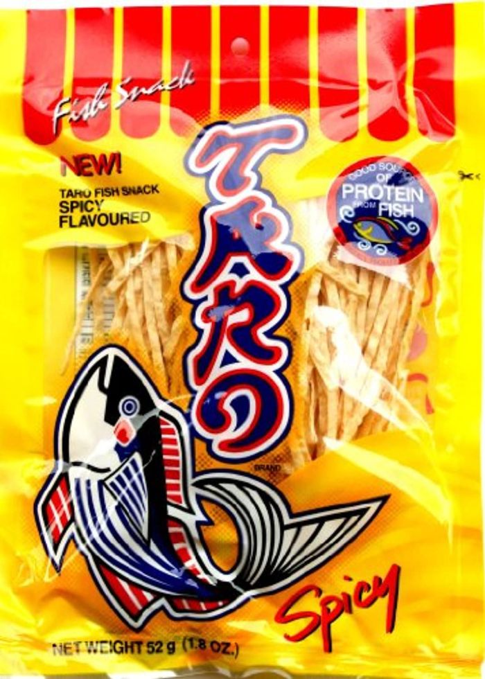 Taro Brand Dried Fish Snack (Spicy Flavour) 52g - BBE 08/2024 - Edward Leonard Conroy Ltd