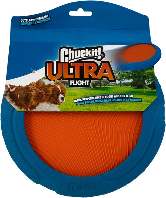 Chuckit! Ultra Flight Frisbee Rubber Dog Toy