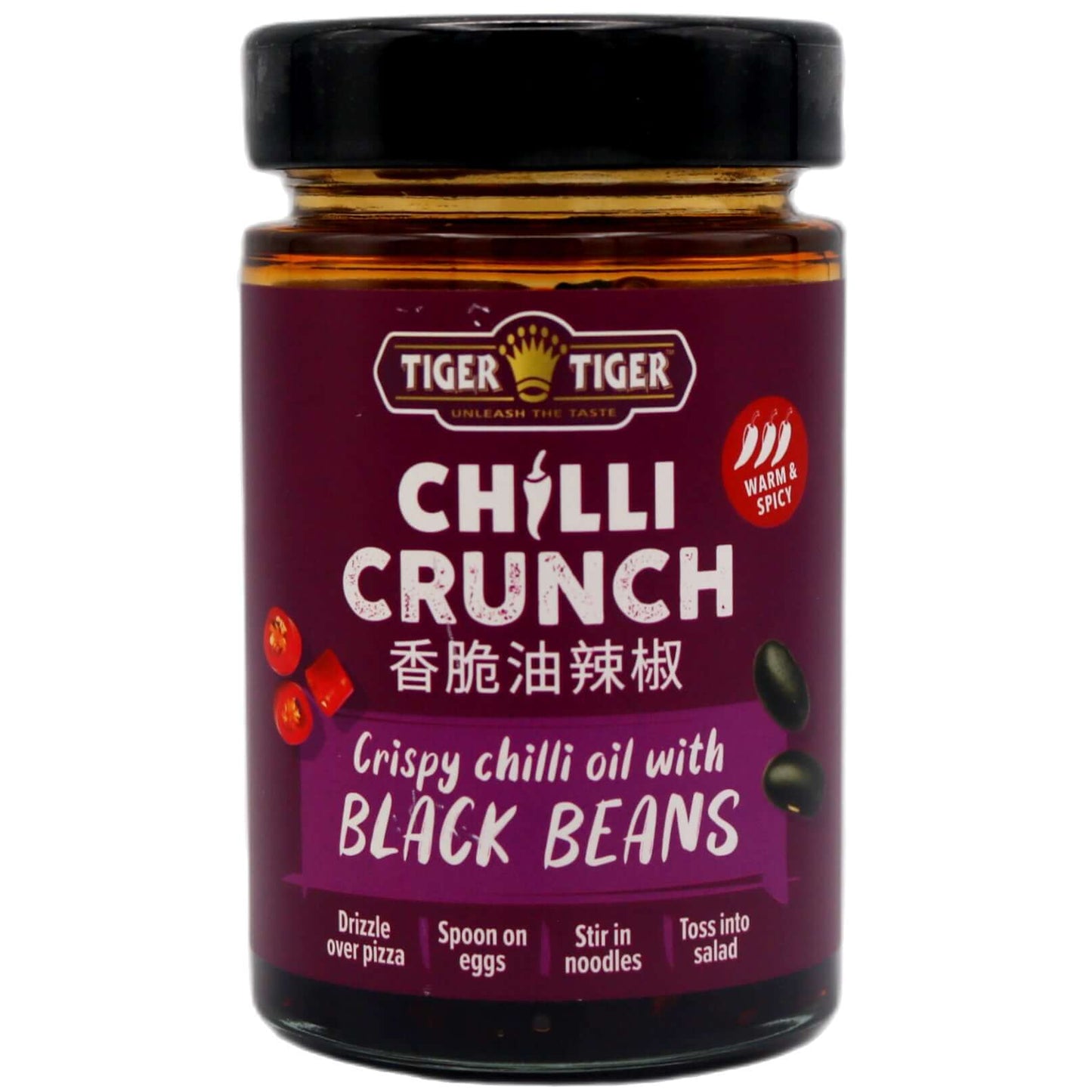 Tiger Tiger - Chilli Crunch - Crispy Chilli Oil With Black Beans 170G