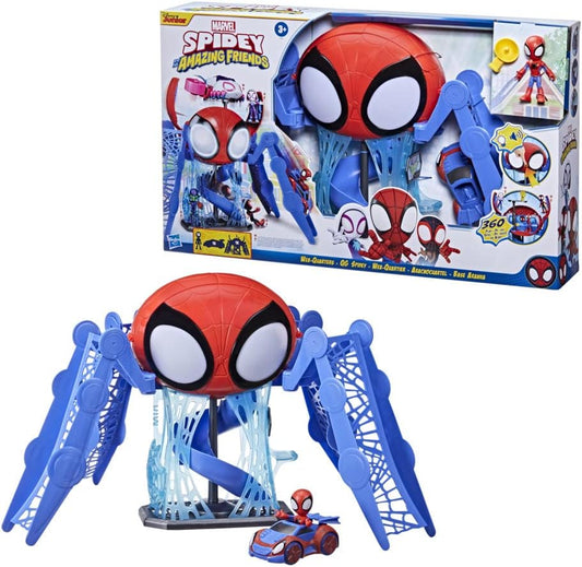 Marvel Spidey and His Amazing Friends Web-Quarters Playset