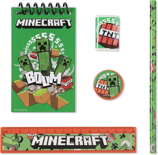 Minecraft Disney Stationery Set 5 Pcs 