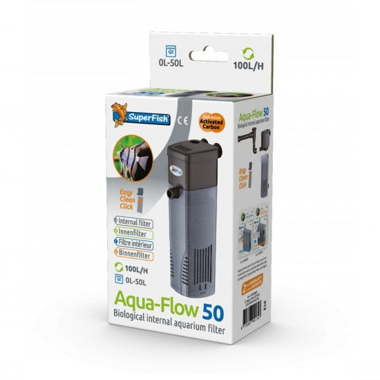 SuperFish Aqua-Flow 50 Filter 100L/H - Edward Leonard Conroy Ltd