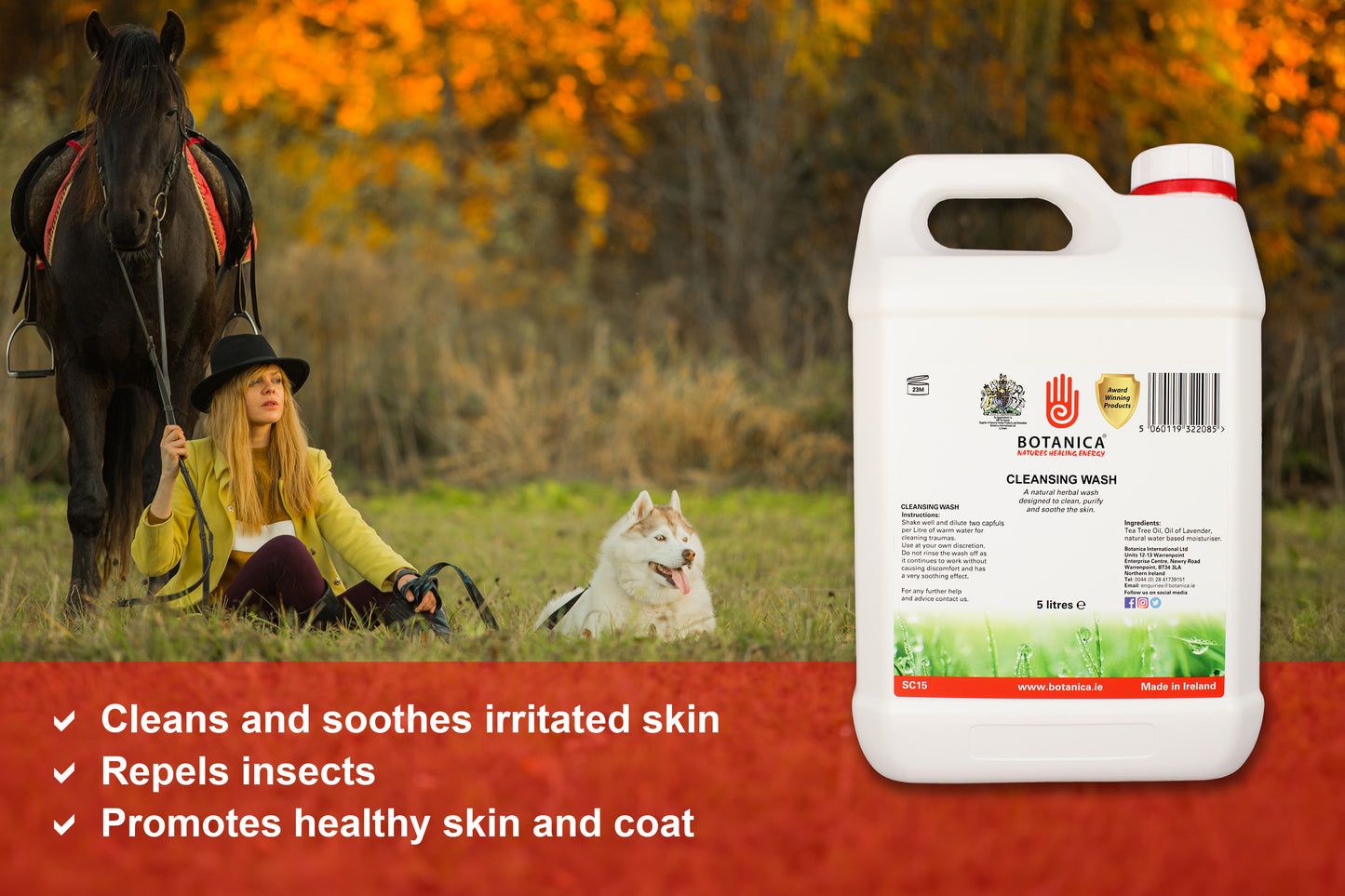 Botanica Natural Cleansing Wash, 5L