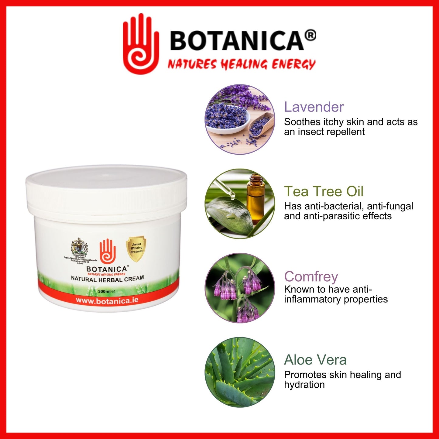 Botanica Natural Herbal Cream 300ml