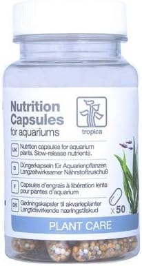 Tropica Nutrition Capsules Plant Fertiliser for Aquariums - 50 capsules