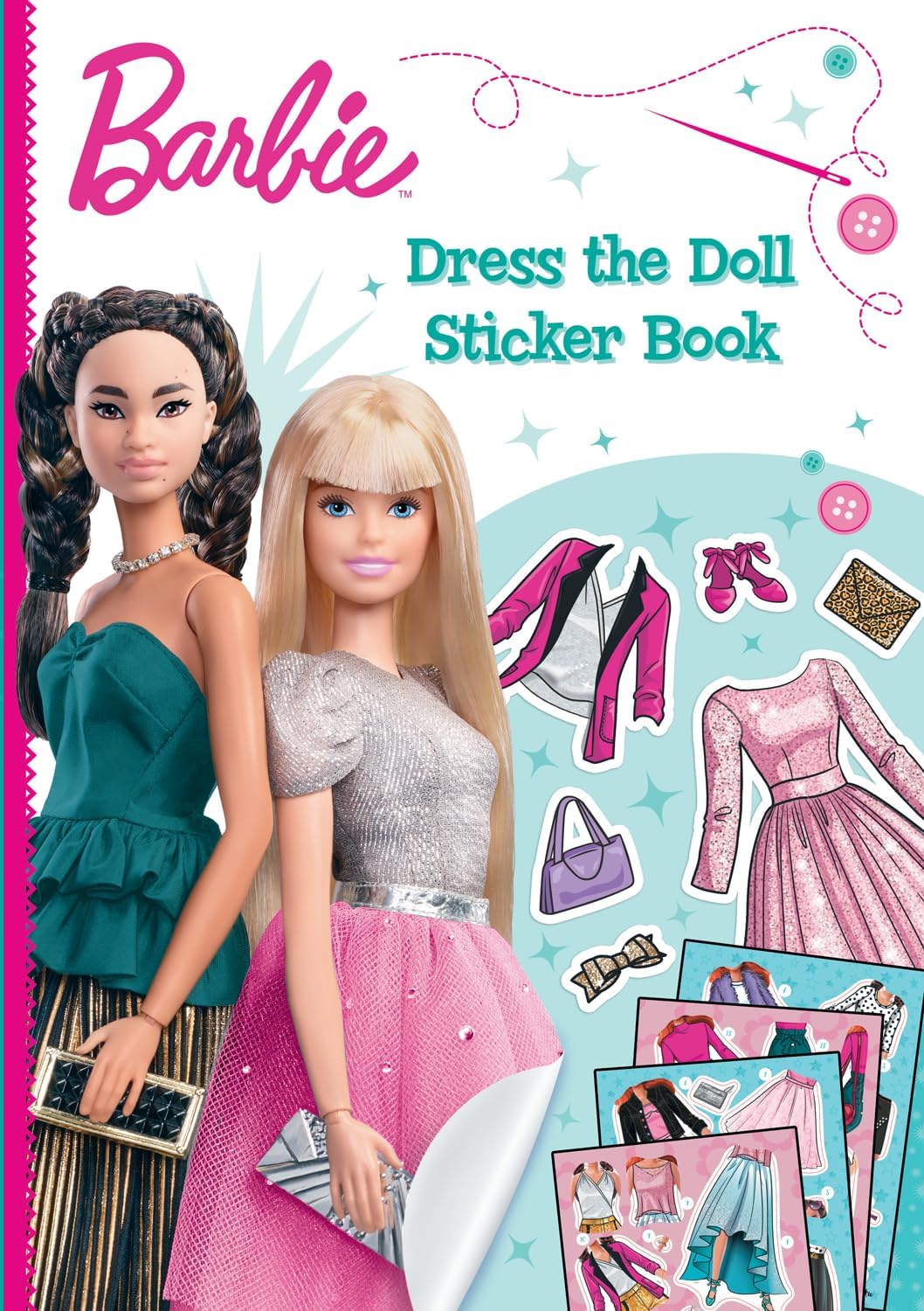 Barbie Dress the Doll Reusable Sticker Book