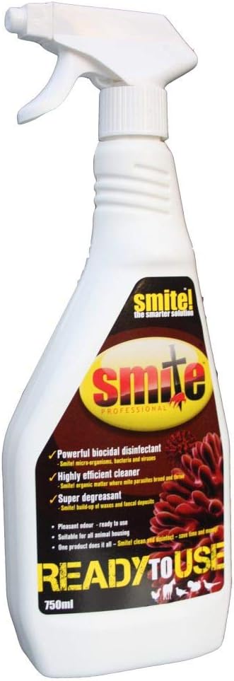 Smite Red Mite Treatment and Disinfectant Liquid Spray 750ml - Edward Leonard Conroy Ltd