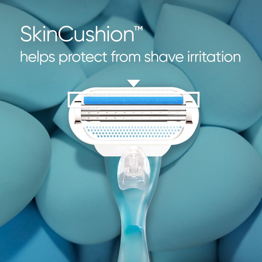 Gillette Venus Smooth Razor Blade Refills 12 Pack | 3-Blade Women's Replacement Cartridges