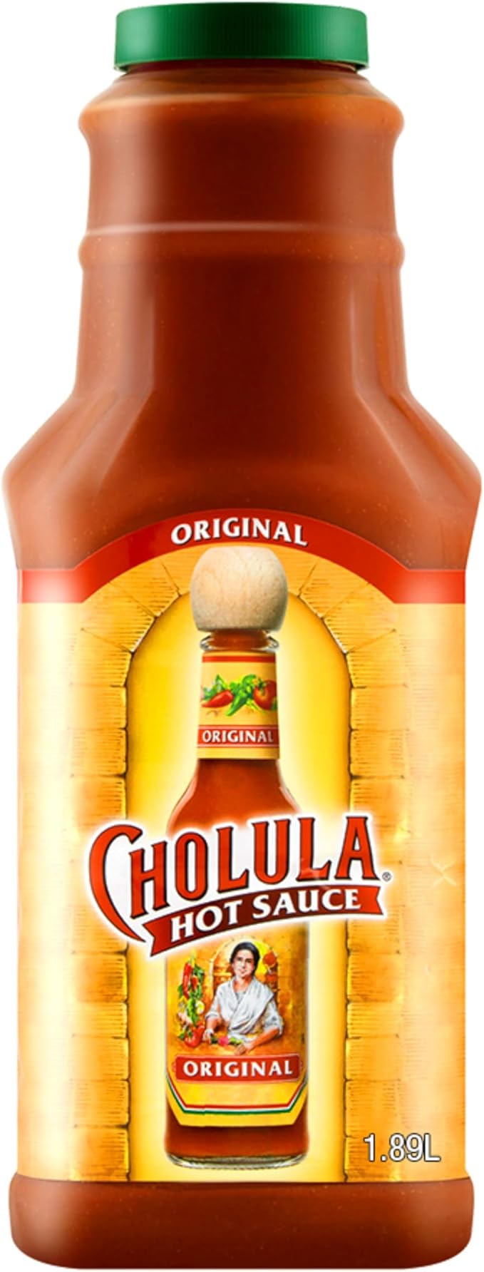 Cholula Hot Sauce Original 1.89L | Large Bulk Mexican-Style Mild Hot Sauce