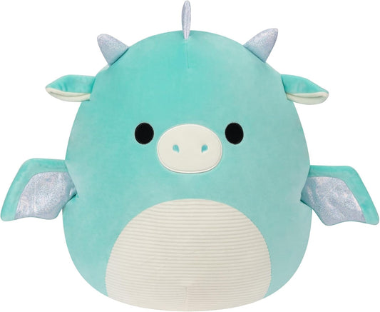 Squishmallows Original 16-Inch Miles Teal Dragon