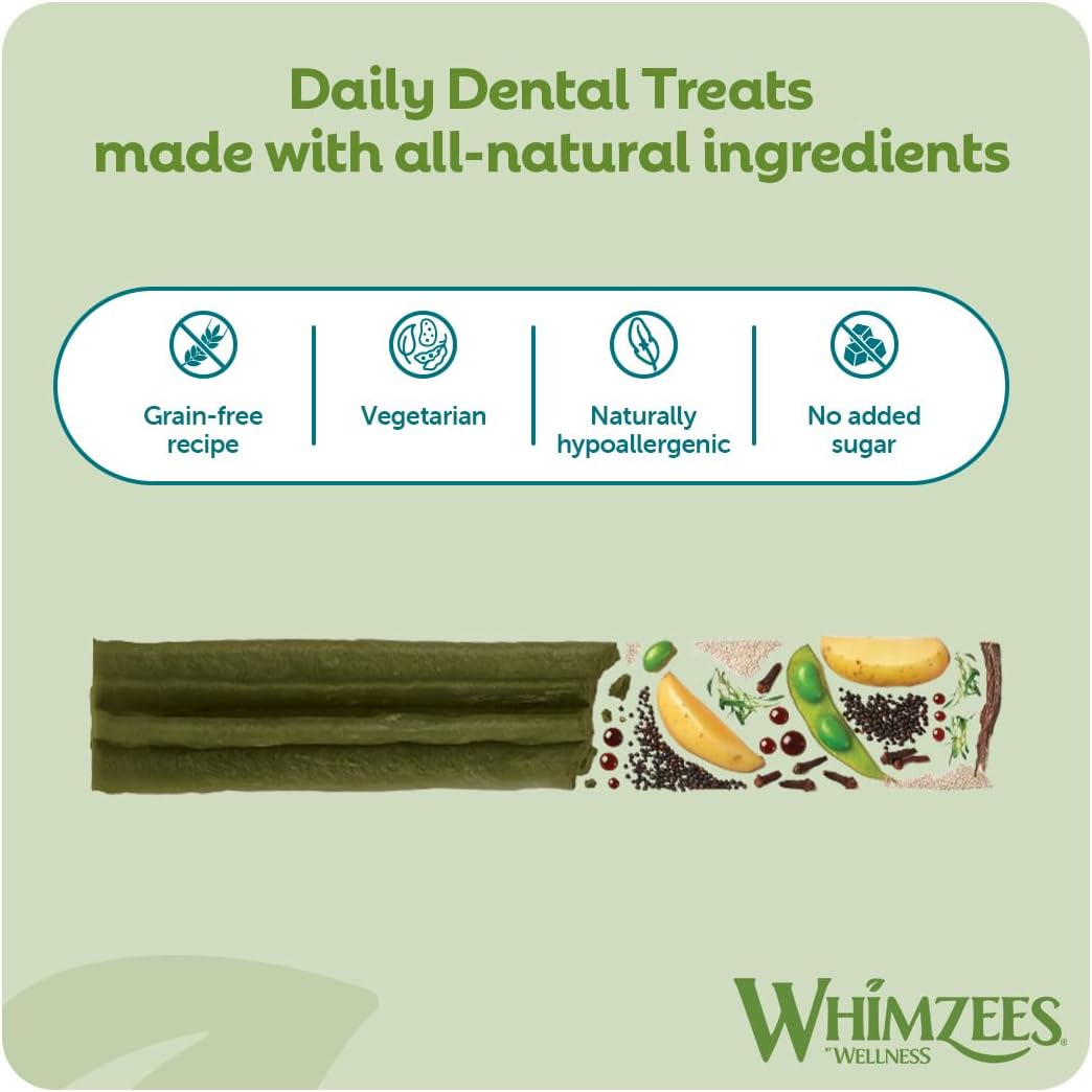Whimzees Medium Stix Dog Dental Chews - 14 Pack