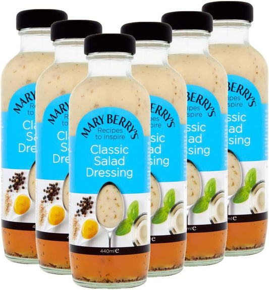 Mary Berry's Salad Dressing 440ml - Pack of 6 - BBE 07/2024 - Edward Leonard Conroy Ltd