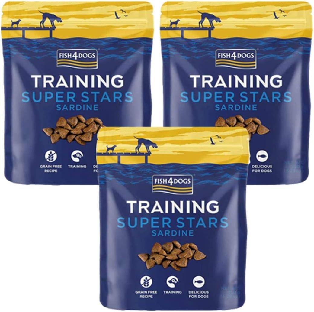 Fish4Dogs Super Star Training Treats 150g x3 - BBE 24/10/2024 - Edward Leonard Conroy Ltd