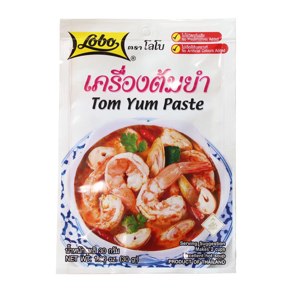 Lobo Thai Tom Yum Soup Paste 30g - Pack of 5