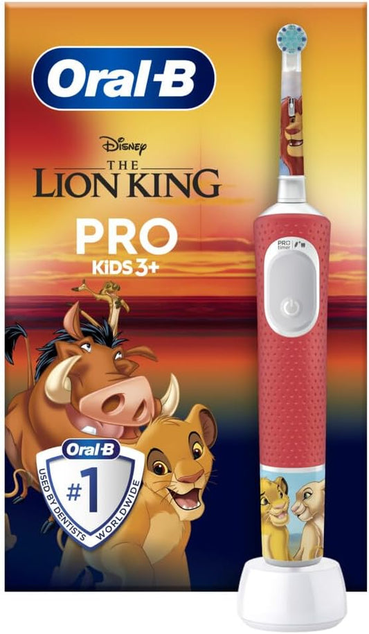 Oral-B Pro Kids Rechargeable Electric Toothbrush | Disney The Lion King Edition (Ages 3+)