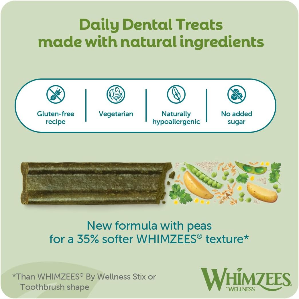 Whimzees Soft Value Bag Small Dog Chews - 28 Pack