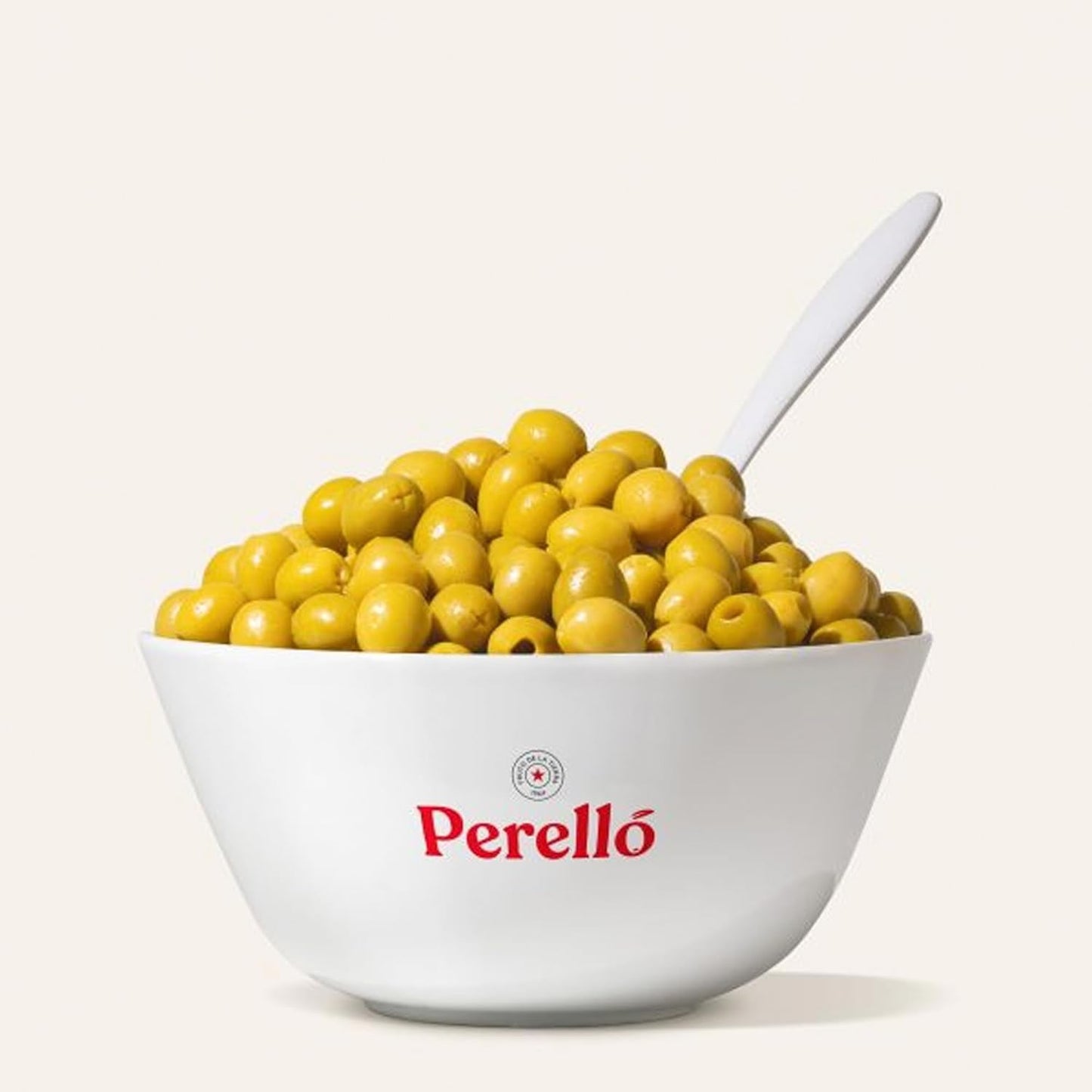 Perelló Pitted Manzanilla Picante Green Olives, 600g