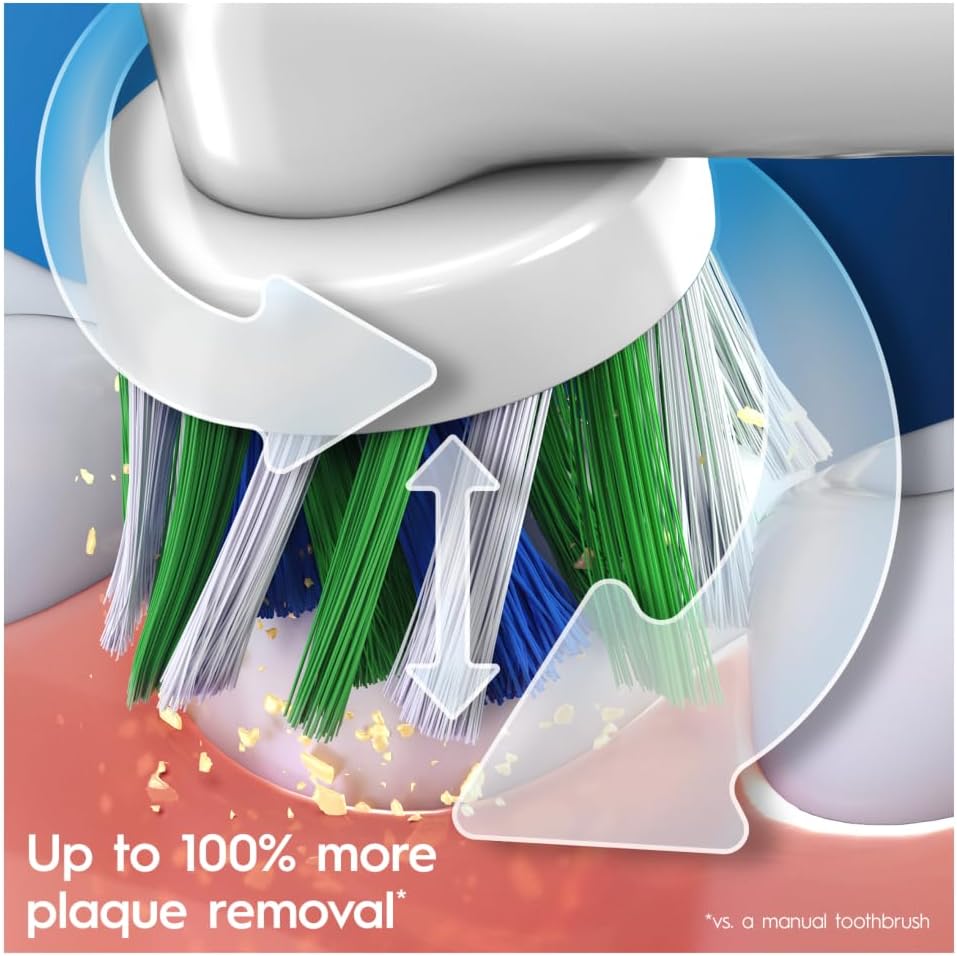Oral-B Pro 1 680 White Rechargeable Electric Toothbrush | Design Edition with Travel Case