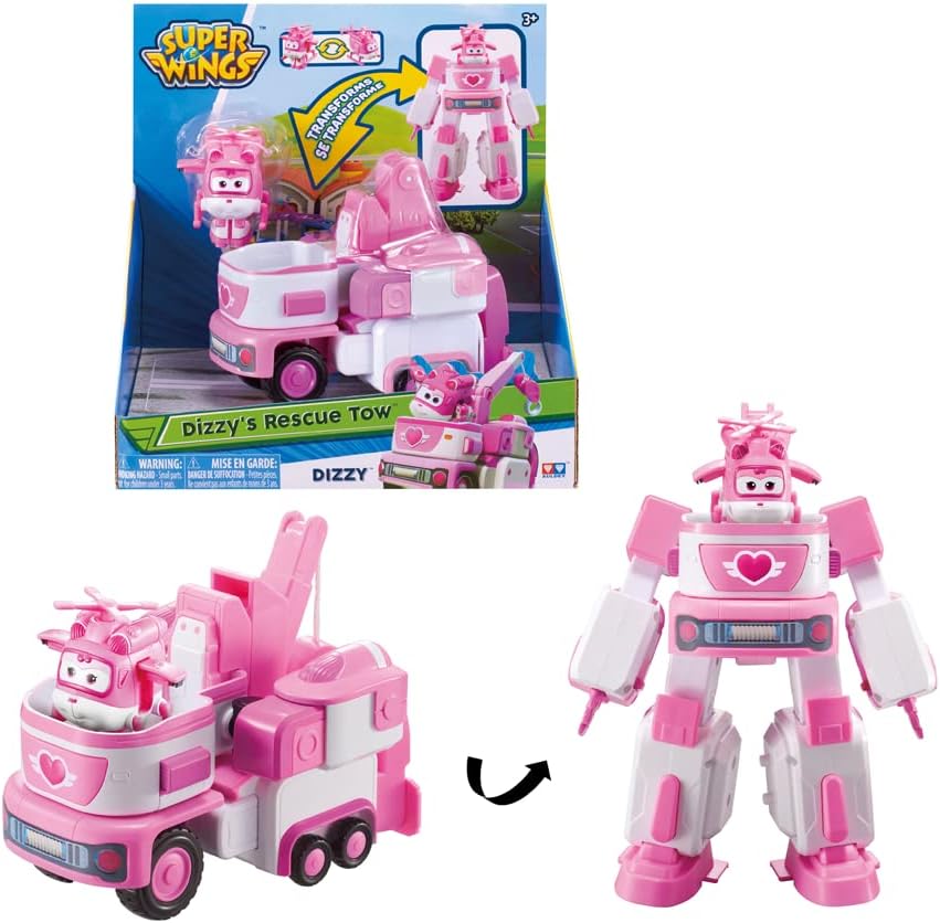 Super Wings Dizzy’s Rescue Tow Transforming Vehicle