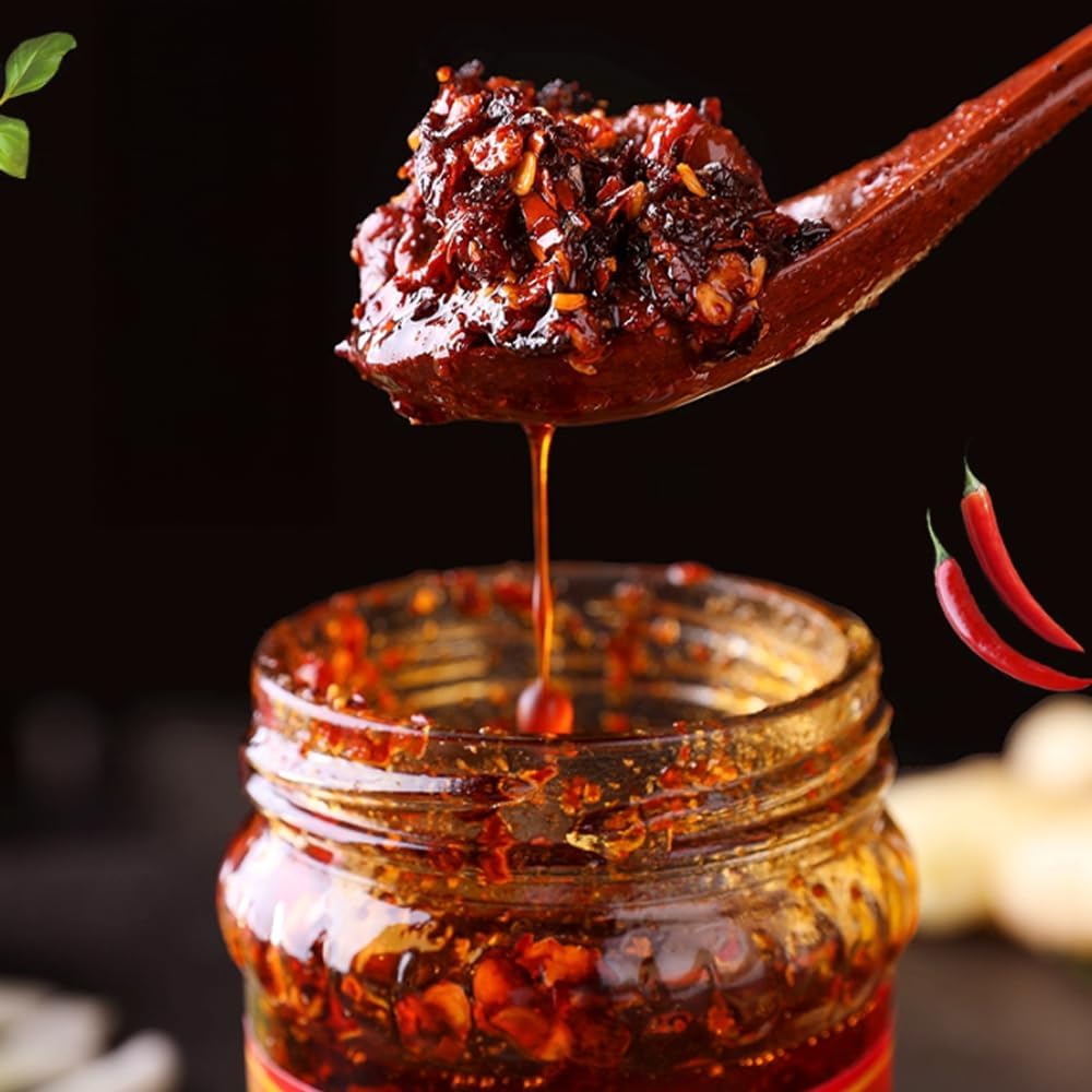 Laoganma Spicy Crispy Chilli Oil 210g - Edward Leonard Conroy Ltd