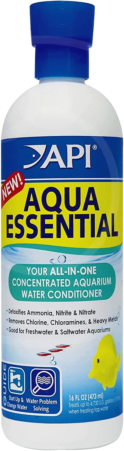 API Aqua Essential Aquarium Water Conditioner 473ml | Tap Water Dechlorinator & Ammonia Detoxifier