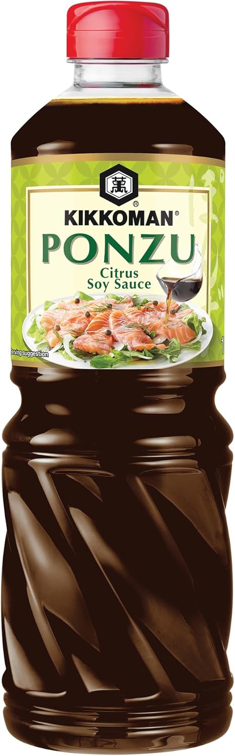 Kikkoman Ponzu Citrus Seasoned Soy Sauce 1L | Citrus & Umami Seasoning