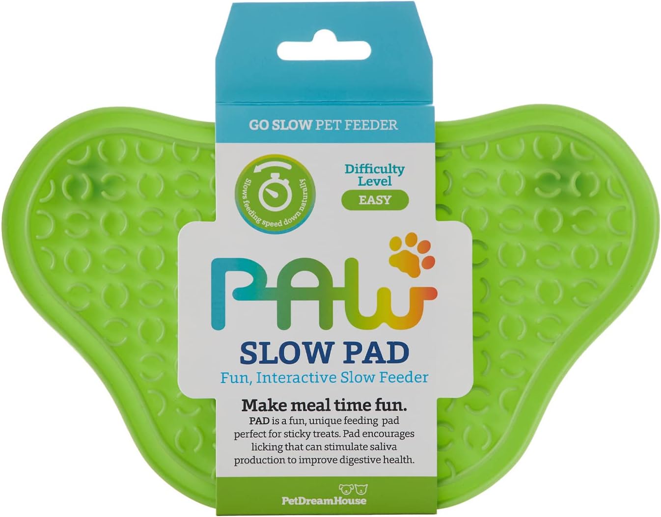 PetDreamHouse PAW Slow Lick Pad - Green - Edward Leonard Conroy Ltd