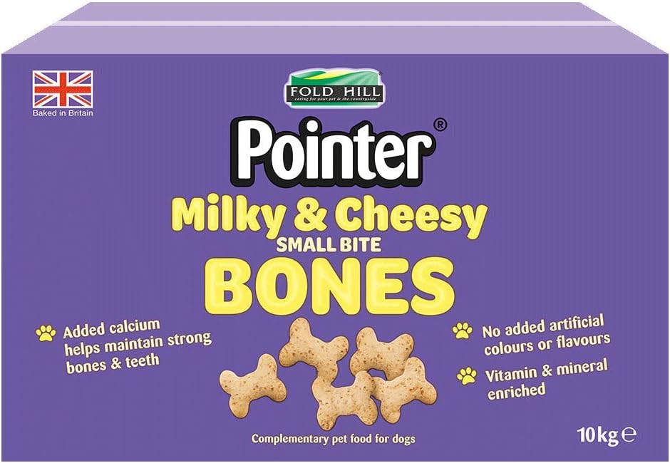 Pointer Milky & Cheesy Small Bite Bones 10kg - Edward Leonard Conroy Ltd