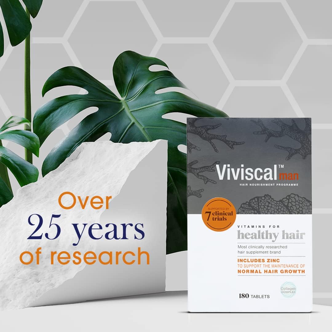 Viviscal Man Hair Growth Supplements 180 Tablets | Clearance - BBE 31/05/2024
