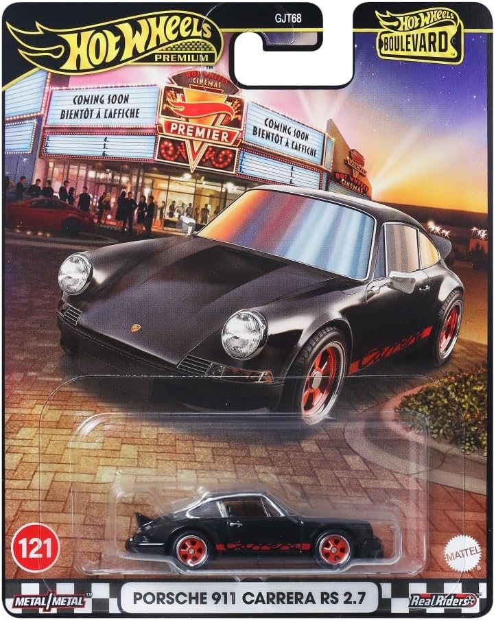 Hot Wheels Premium Porsche 911 Carrera RS 2.7 | 1:64 Scale Die-Cast Vehicle