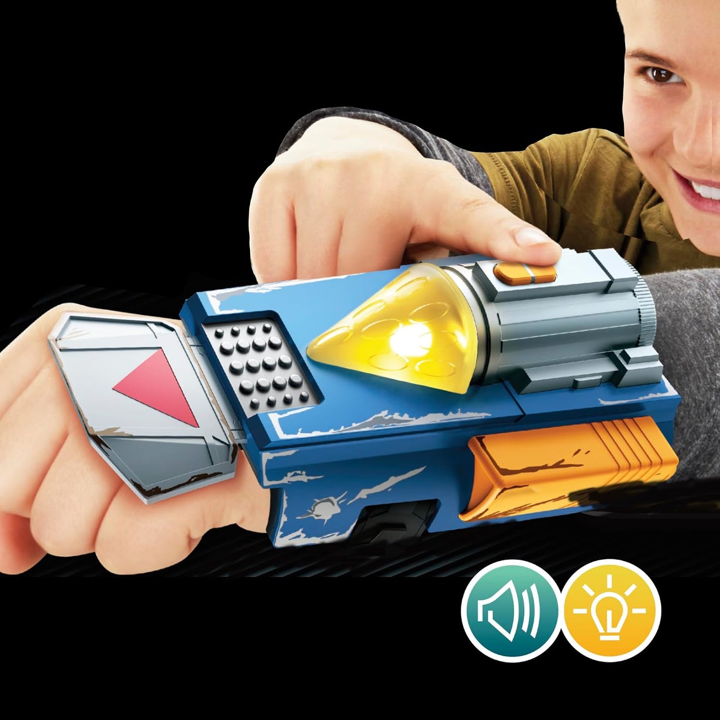 Star Wars The Mandalorian Dual Attack Gauntlet | Electronic Roleplay Toy with Lights & Sounds