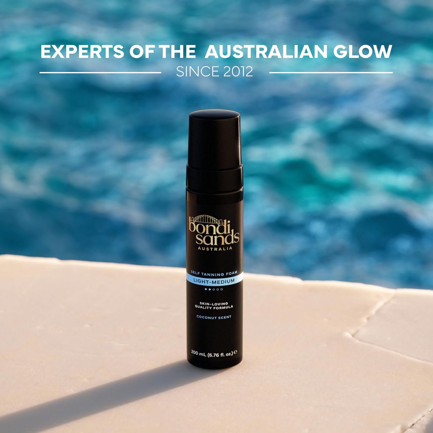Bondi Sands Light/Medium Self-Tanning Foam 200ml | Sun-Kissed Fake Tan Mousse