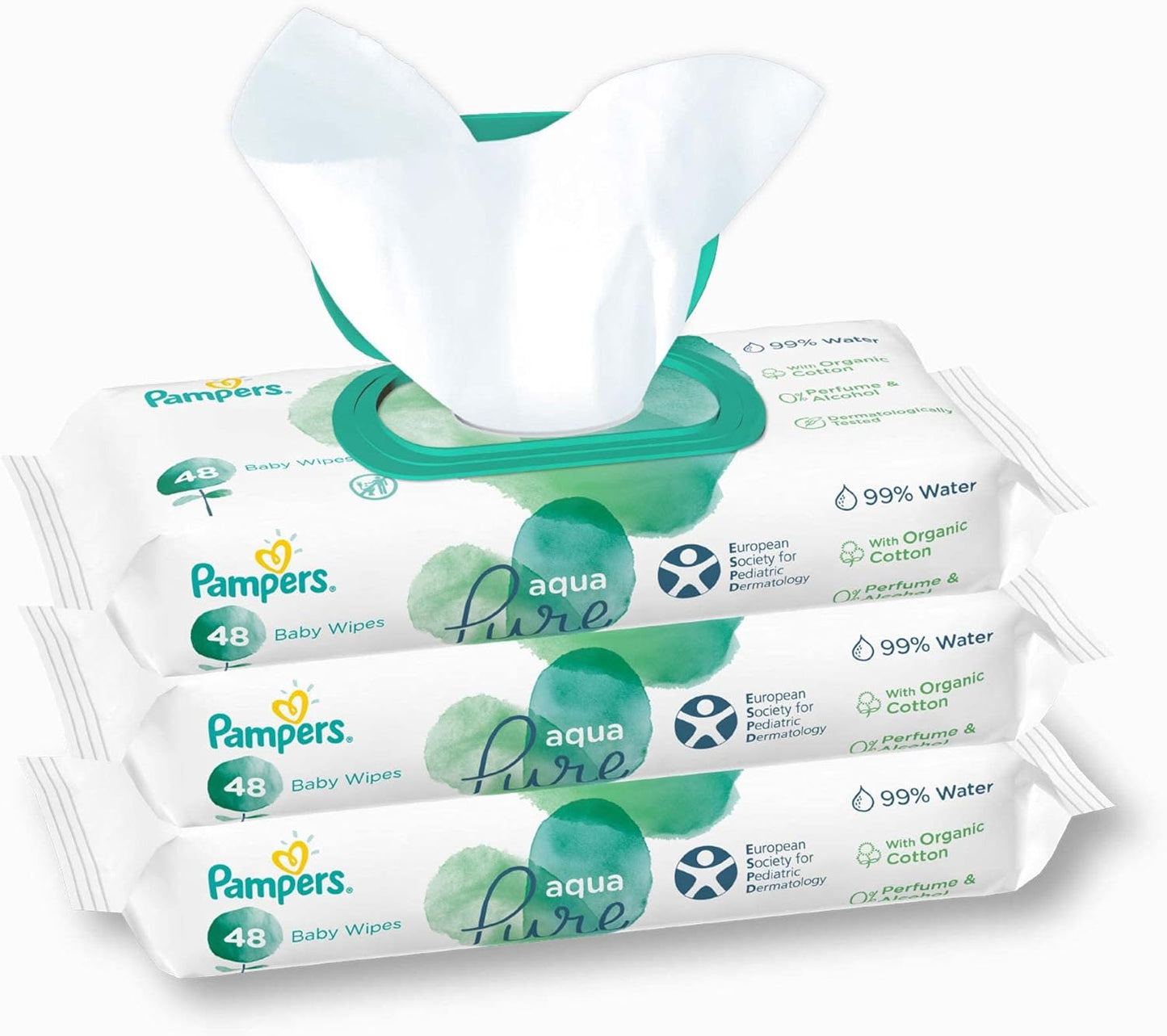 Pampers Aqua Pure Baby Wipes - Edward Leonard Conroy Ltd