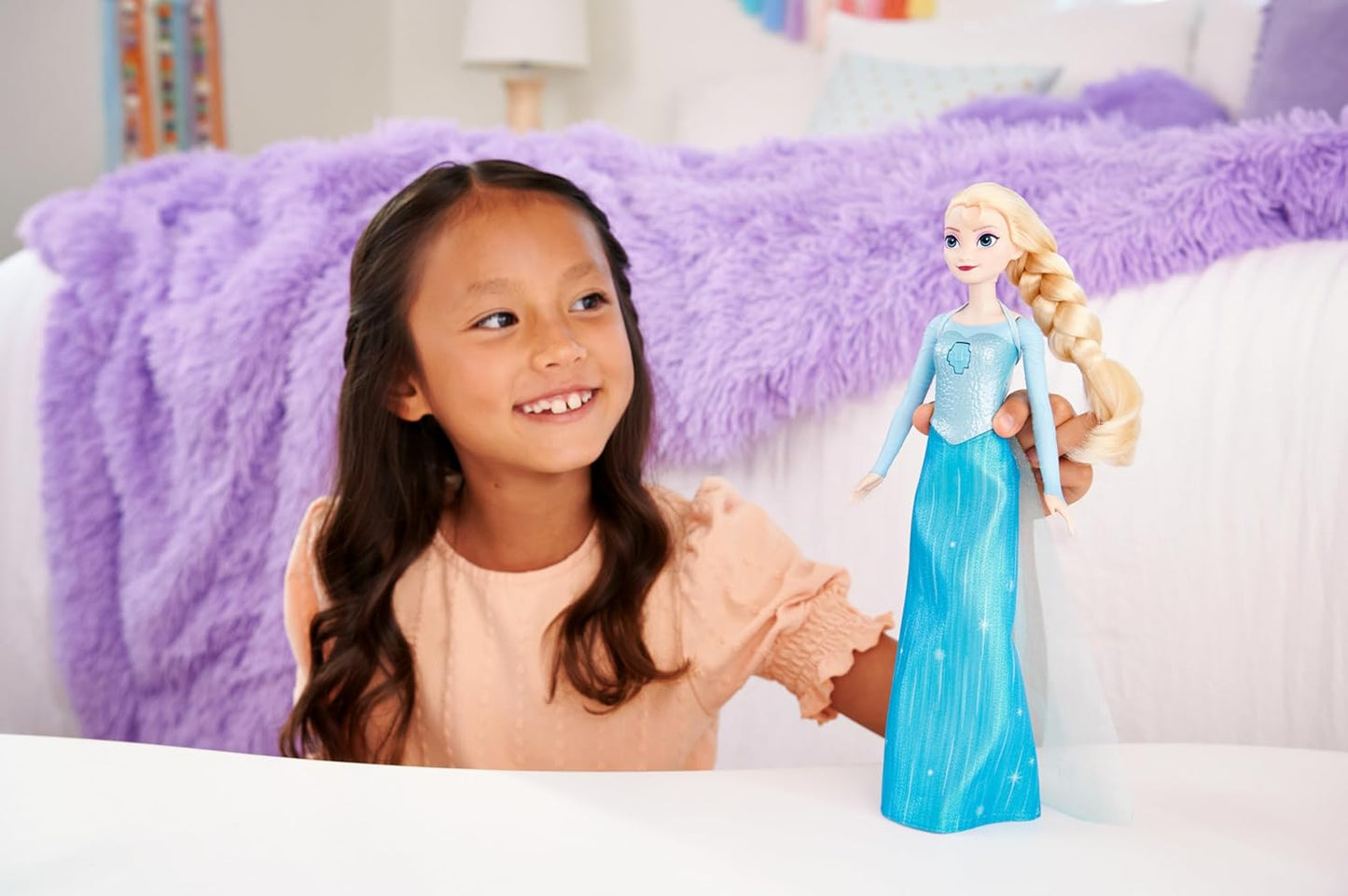Mattel Disney Frozen Toys, Singing Elsa Doll in Signature Clothing, Sings “Let It Go”