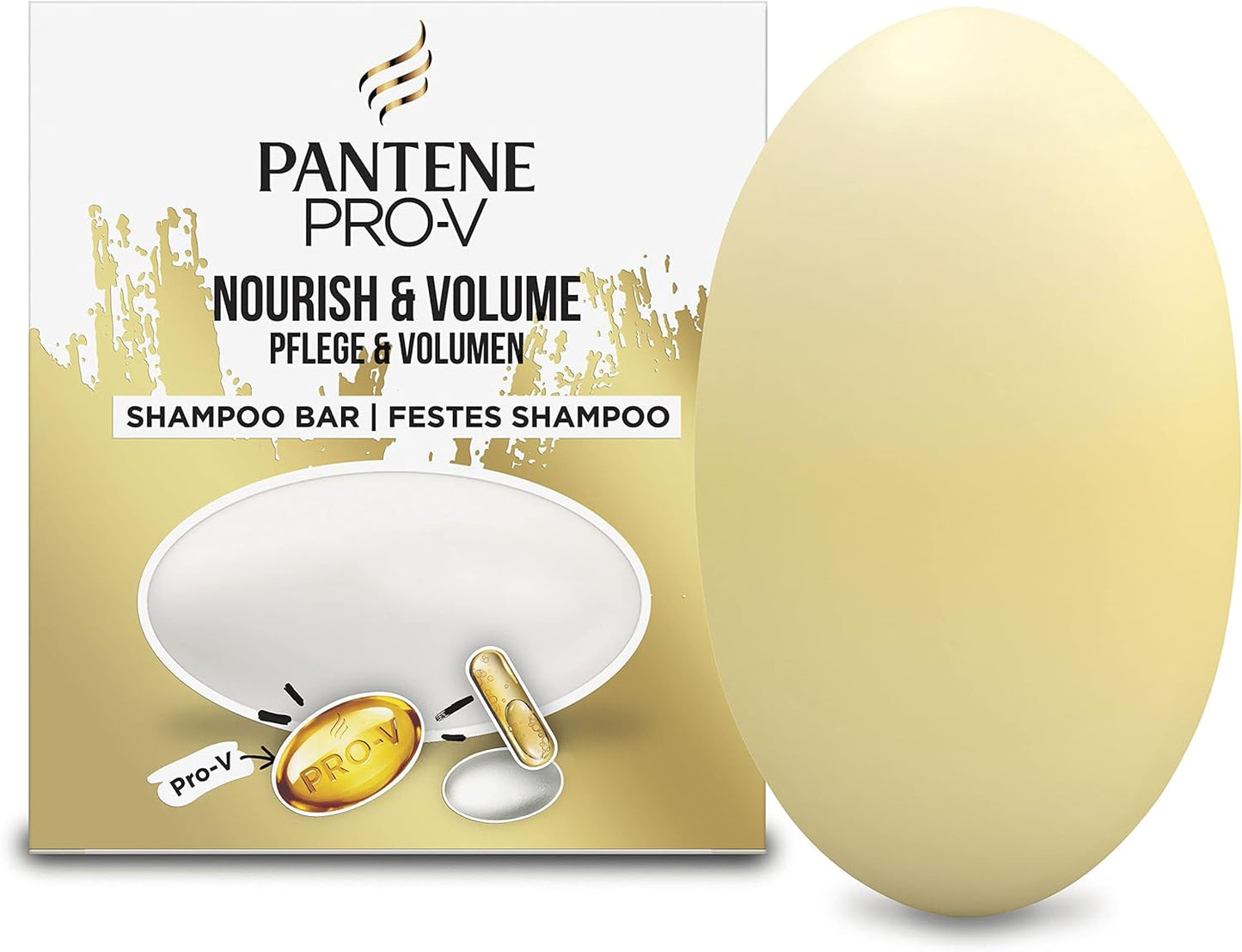 Pantene Nourish & Volume Shampoo Bar for Damaged Hair 70g - Edward Leonard Conroy Ltd