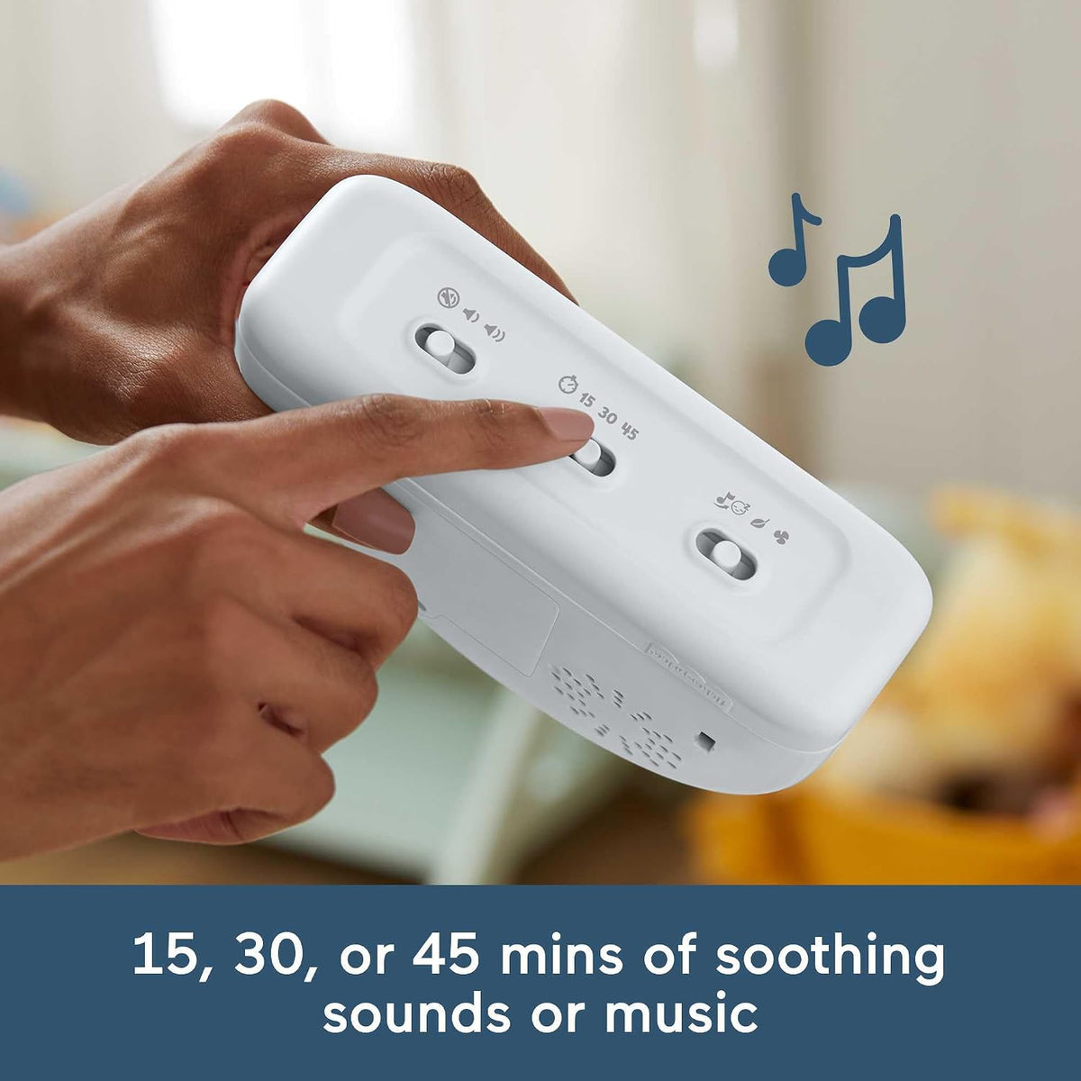 Fisher-Price Soothe & Glow Rainbow Sound Machine | Nursery Light & Sleep Aid