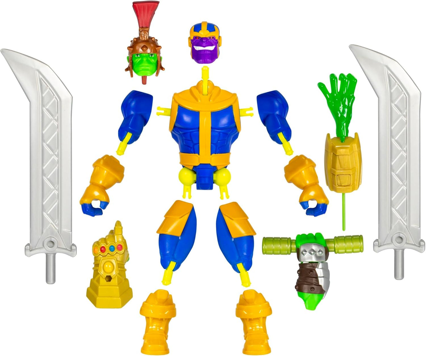 AVENGERS MixMashers Marvel Thanos Custom Mix-And-Match Deluxe Action Figure & Accessories