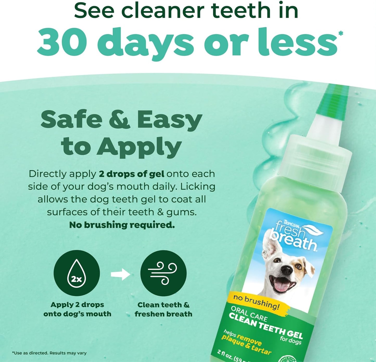 TropiClean Clean Teeth Oral Care Gel (59ml)