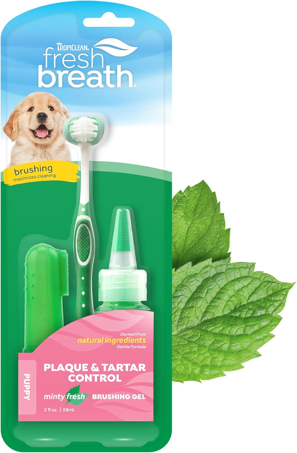 TropiClean Fresh Breath Puppy Oral Care Kit 59ml