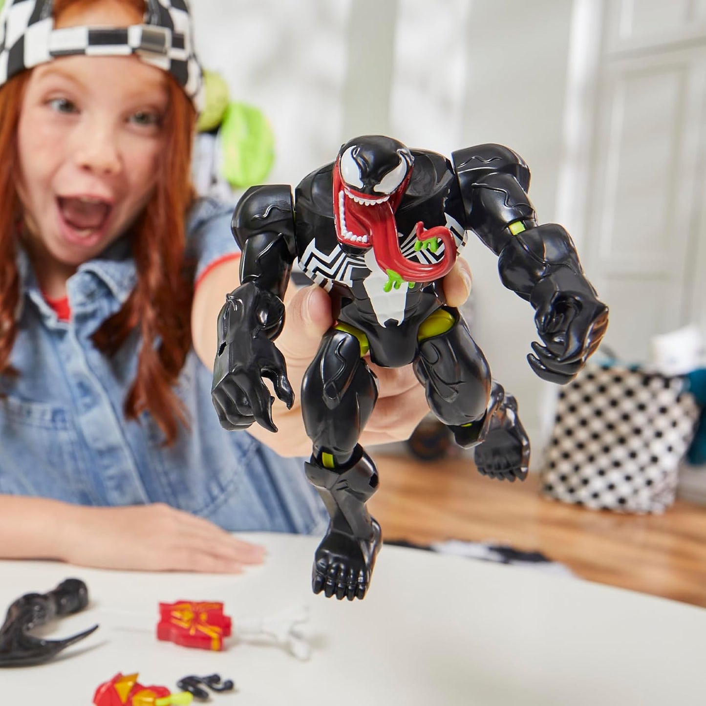 SPIDER-MAN MixMashers Marvel Venom Custom Mix-And-Match Deluxe Action Figure & Accessories