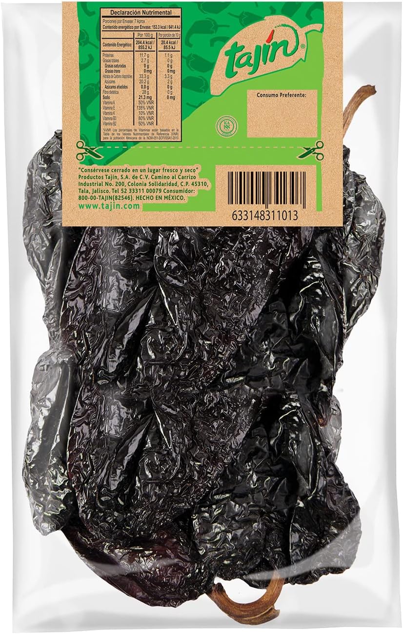 Tajin Dried Ancho Chillies 75g - BBE 08/12/2024