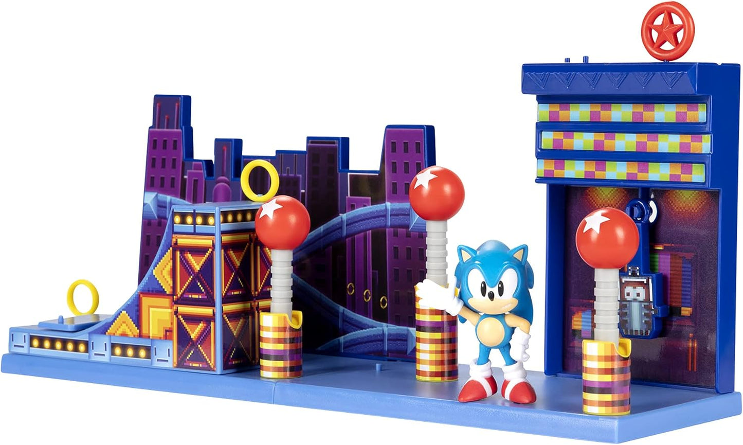 Sonic The Hedgehog Studiopolis Zone Playset with Sonic Action Figure