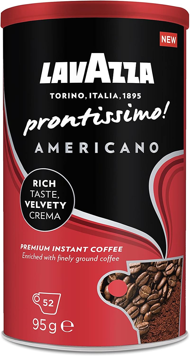 Lavazza Prontissimo Americano Instant Coffee 95g - BBE 11/2024