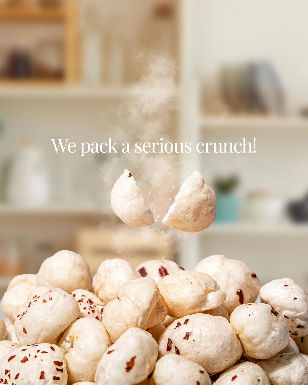 Karma Bites Coconut and Vanilla Flavour Popped Lotus Seeds 12 x 25g