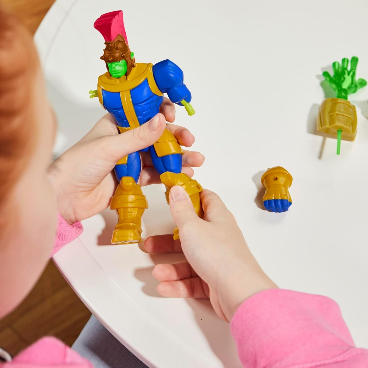 AVENGERS MixMashers Marvel Thanos Custom Mix-And-Match Deluxe Action Figure & Accessories