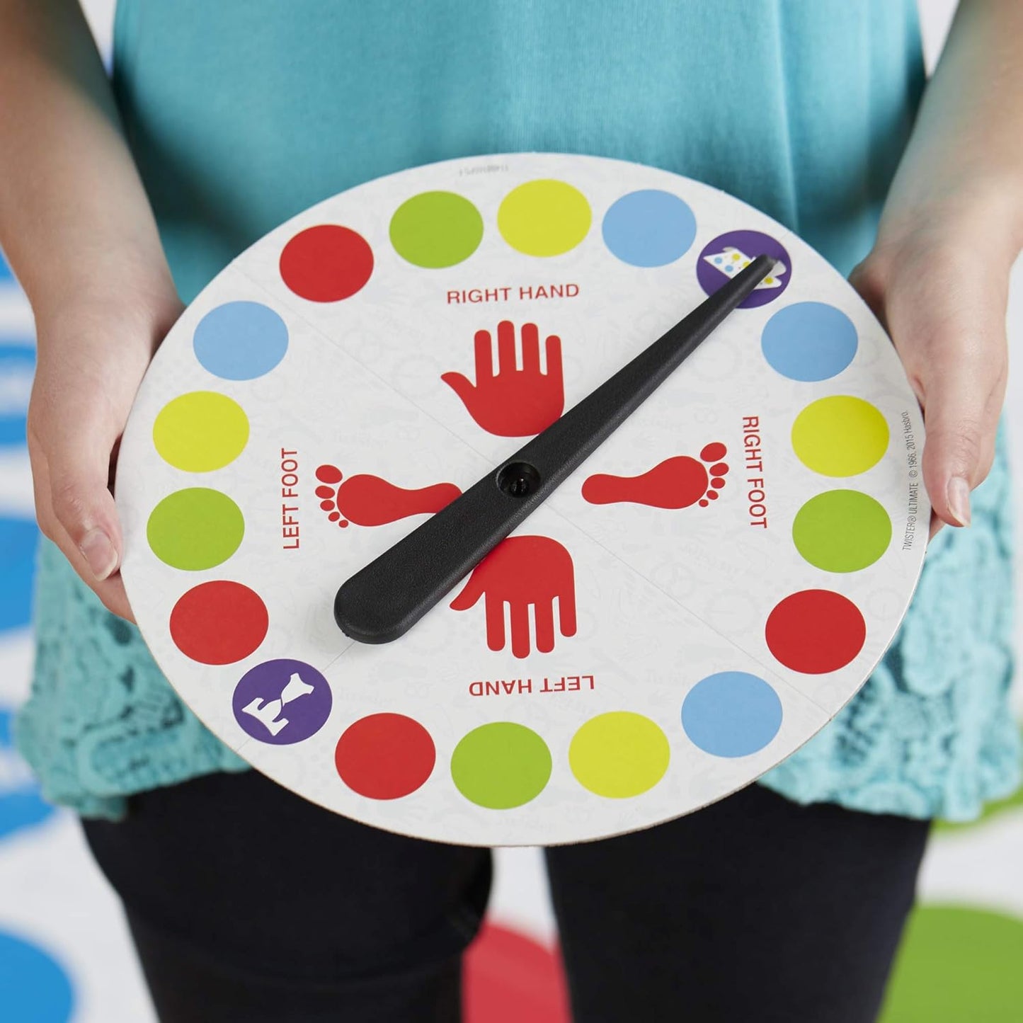 Twister Ultimate: Bigger Mat, More Coloured Spots, Compatible with Alexa