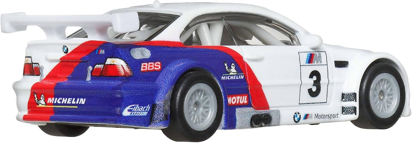 Hot Wheels Premium Car Culture BMW Race Cars 2-Pack | 1:64 Scale Die-Cast Vehicles (JBK99)